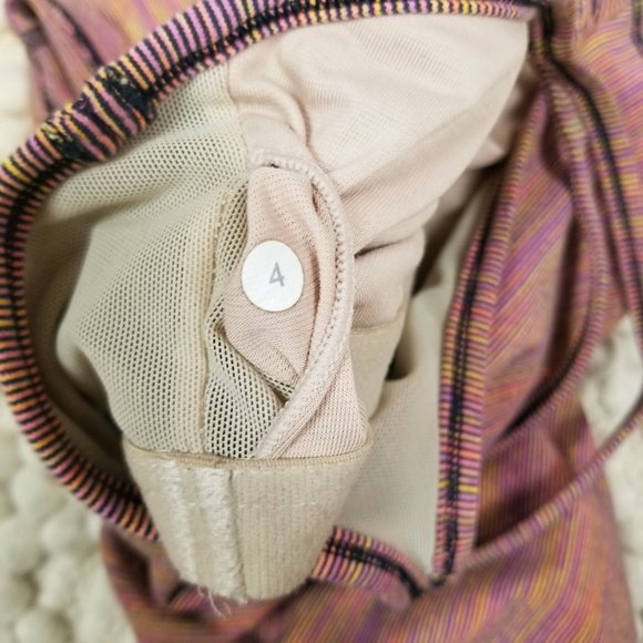 Lululemon Power Y Tank Luon Wee Are From Space Vintage Pink Sz 4 - Picture 7 of 7